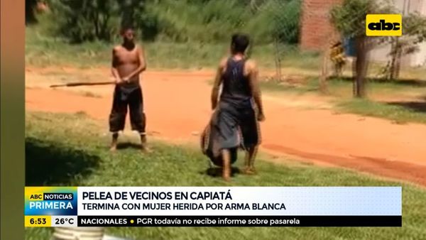 Pelea entre vecinos en Capiatá - ABC Noticias - ABC Color
