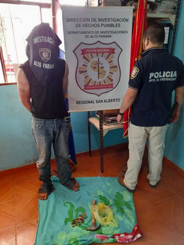 Atrapan a presunto profanador de tumbas de angelitos en Itakyry