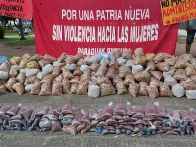 Campesinas donaron 10 mil kilos de alimentos a familias pobres | El Independiente