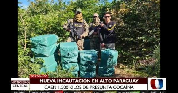 Incautan 1.500 kilos de cocaína en el Chaco