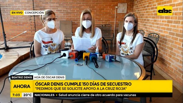 Hijas de secuestrado Denis piden nuevamente intermediación internacional para hallar a su padre - Nacionales - ABC Color