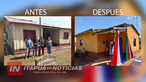 INAUGURAN COMISARÍA COMPLETAMENTE RENOVADA EN SAN RAFAEL KM 1