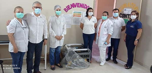 Entregan generador portátil al Hospital de Caazapá - Noticiero Paraguay