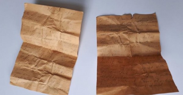 El extraño “mensaje al futuro” escrito en una carta de 1941 y que permanecía escondida en una iglesia - C9N