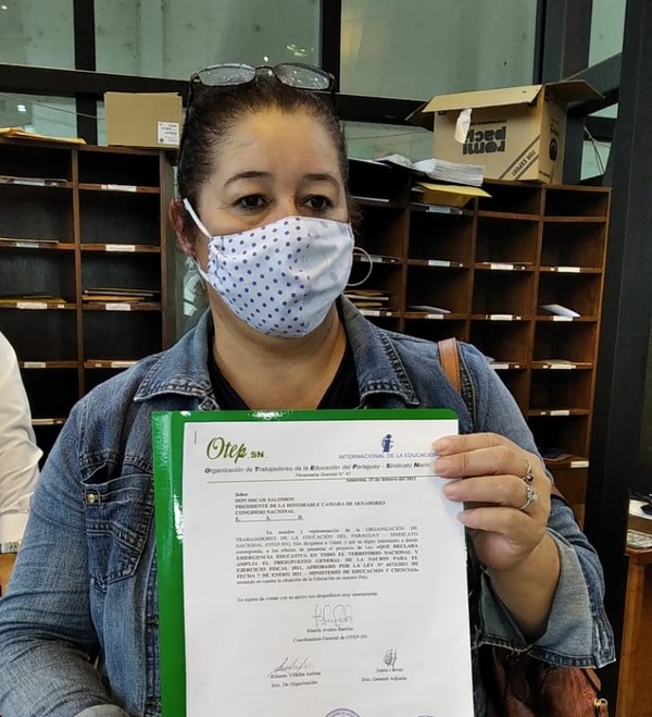 “Pedimos que haya más cobertura de la que ofrece el MEC, que es de G. 93.000 no más, no queremos que sea un remiendo pytã’i” sostiene representante de la OTEP-SN | Ñanduti