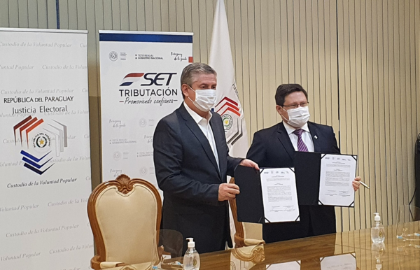 Tributación y TSJE firmaron convenio para control del financiamiento político | .::Agencia IP::.