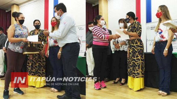 MUJERES DE ITAPÚA RECIBIERON CRÉDITOS DESDE EL CAH