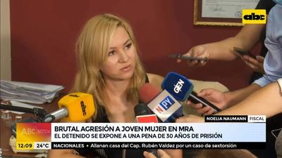 Detenido por intento de feminicidio se expone a pena de 30 años de prisión - ABC Noticias - ABC Color