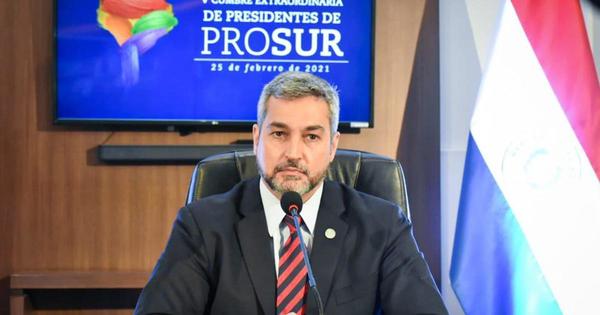 Prosur: Mario Abdo pide equidad en distribución de vacunas anticovid