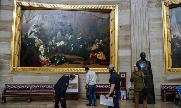 Cuantificados los daños al acervo del Capitolio estadounidense