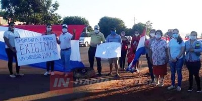 PTO. TRIUNFO: COMERCIANTES SE MANIFIESTAN POR VETO PRESIDENCIAL AL SUBSIDIO 