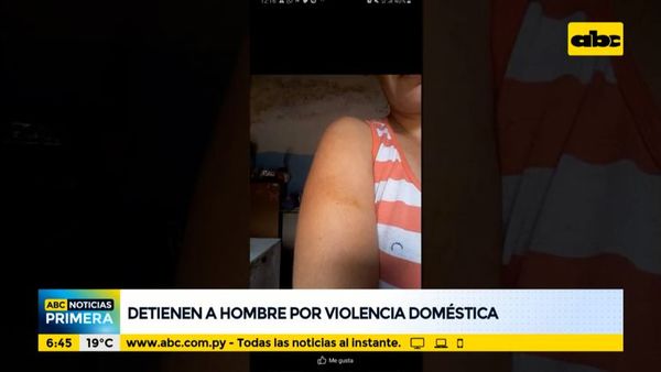 Detienen a un hombre denunciado por violencia doméstica - ABC Noticias - ABC Color