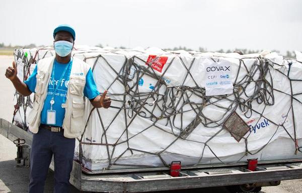 Covax: más de 500 mil dosis de la AstraZeneca fueron enviadas a Costa de Marfil