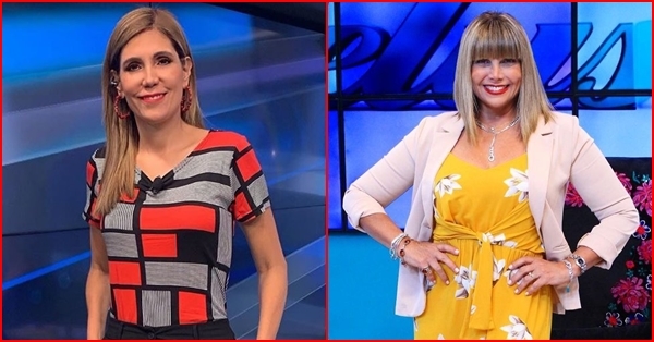 Sanie López Garelli y Pelusa Rubín en Miss Paraguay