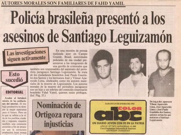 Crimen de Santiago Leguizamón va a Corte Interamericana - Nacionales - ABC Color