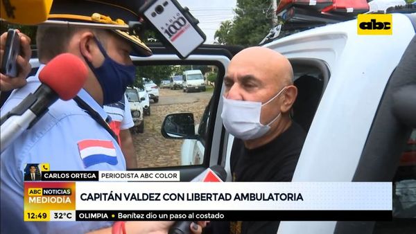 Capitán Rubén Valdez, con libertad ambulatoria - ABC Noticias - ABC Color