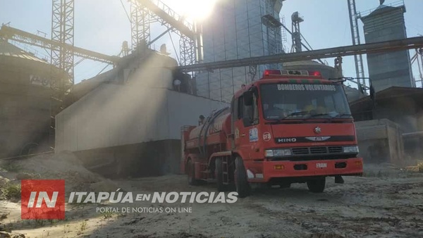 PRINCIPIO DE INCENDIO DE SECADERO DE ARROZ DE CARMEN DEL PNÁ