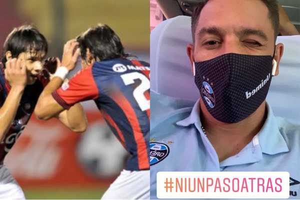 Los “Mellis” Romero y Diego Churín también se sumaron al “Ni un paso atrás” en apoyo a Cerro Porteño - Megacadena — Últimas Noticias de Paraguay
