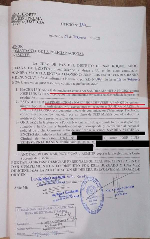 Jueza prohíbe a apoderado de Alegre hablar sobre una afiliada al PLRA - ADN Digital