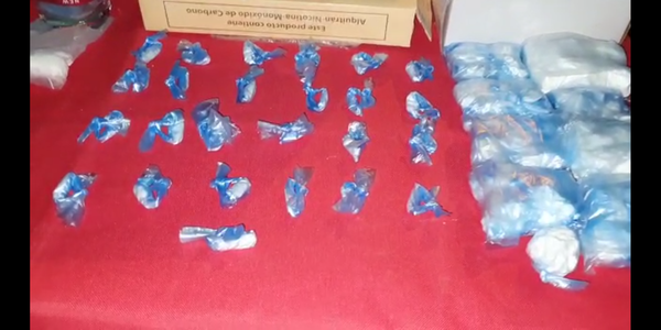 Intervienen "narco bodega" e incautan más de 500 gramos de cocaína