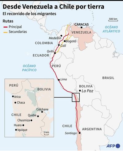 Cruzar el continente para huir del chavismo: éxodo venezolano no cesa - Mundo - ABC Color