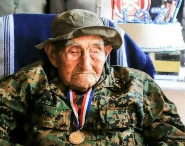 Falleció último excombatiente de San Pedro del Paraná a los 107 años
