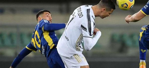 Juventus empata 1-1 en Verona pese a nuevo gol de Cristiano Ronaldo
