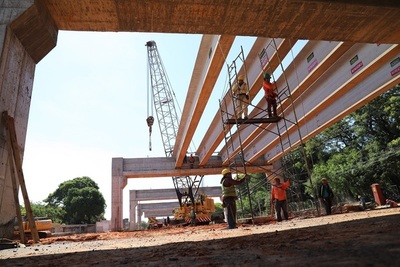 Se inicia conexión del viaducto de 1.340 metros para completar futuro acceso rápido a Asunción | .::Agencia IP::.