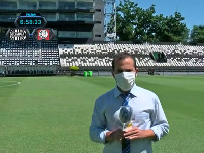 Así luce el campo de juego para el clásico