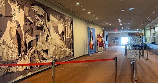 La Nación / Sorpresa en la ONU tras el retiro de tapiz del Guernica por la familia Rockefeller