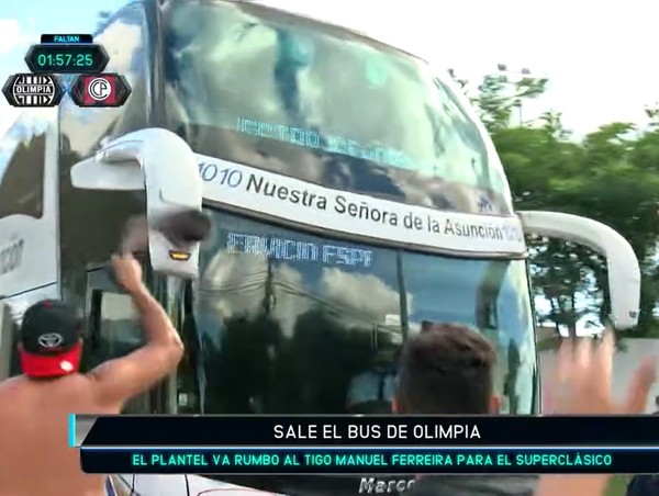 Así parte Olimpia