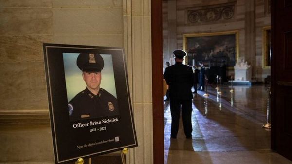 Identifican a sospechoso en muerte de policía del Capitolio