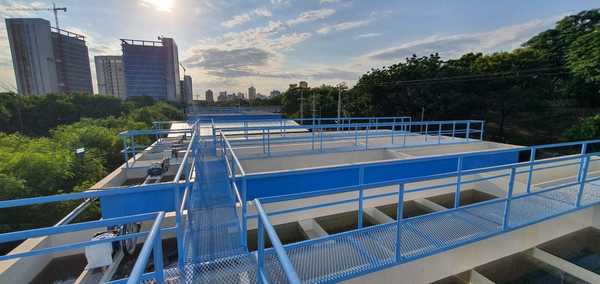 Avanza obra que mejorará el servicio de agua potable en zonas críticas de Asunción | .::Agencia IP::.