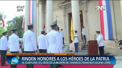Rinden honores a los Héroes de la Patria - SNT