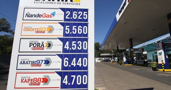 La Nación / Petropar reajusta precio de sus combustibles desde hoy
