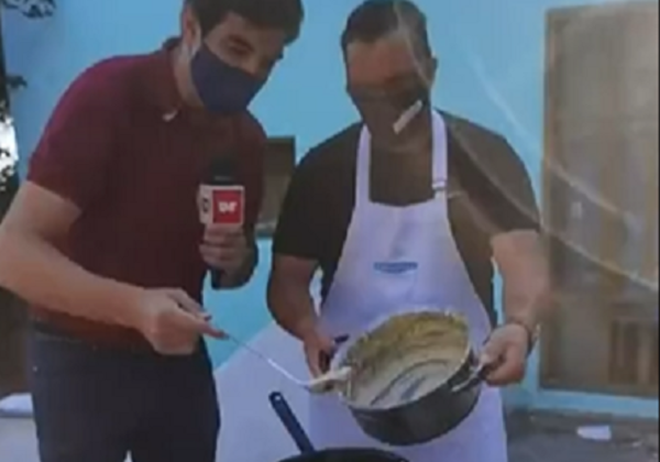 Crónica / (VIDEO) Chiche cocinó tortillas después del clásico