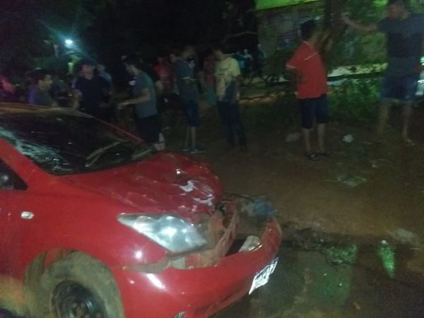 Volcó tras esquivar a un perro - ABC en el Este - ABC Color