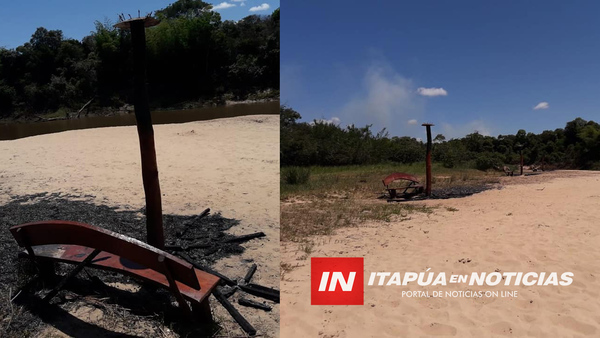 URGENTE: QUEMAN TODOS LOS QUINCHOS DE LA PLAYA SALITRE CUÉ.