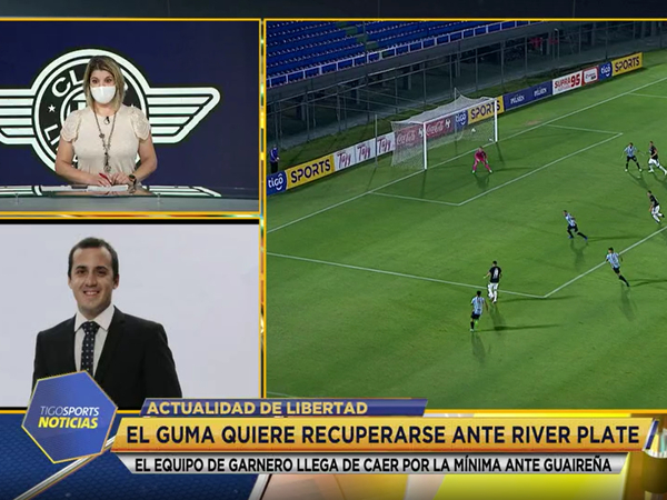 Mauricio Caballero y el probable equipo de Libertad