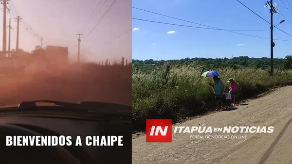 CHAIPÉ ES EL BARRIO MÁS OLVIDADO DE ENCARNACIÓN, ASEGURAN REPRESENTANTES.