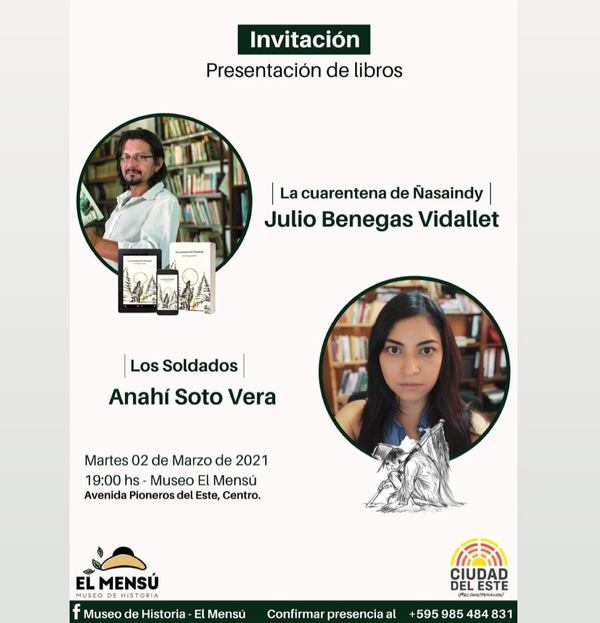 Presentarán libros sobre la cuarentena y la memoria de los veteranos