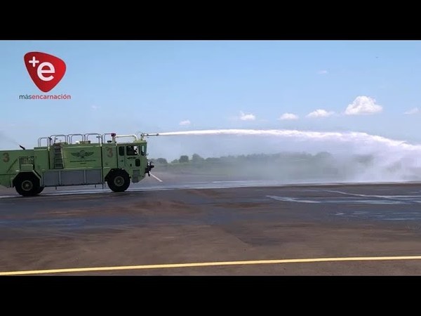 AEROPUERTO INTERNACIONAL DE ENCARNACIÓN RECIBIÓ UN VEHÍCULO HIDRANTE