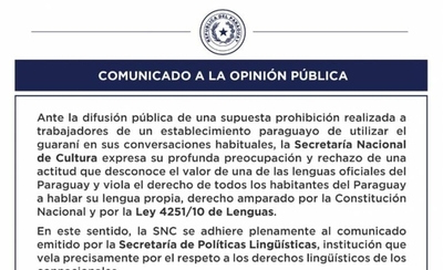 Diario HOY | Ladislaa Alcaraz, ministra de Políticas Lingüísticas, sobre los derechos lingüísticos