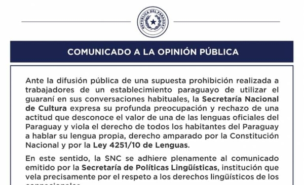 Diario HOY | Ladislaa Alcaraz, ministra de Políticas Lingüísticas, sobre los derechos lingüísticos