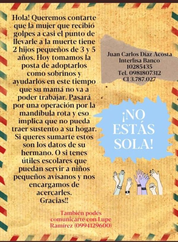 Impulsan campaña solidaria '¡No Estás Sola!' para ayudar a hijos de joven madre