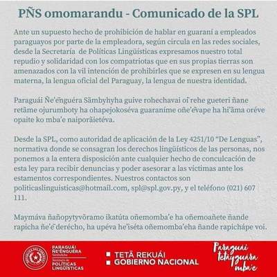 Rechazan atropello a la soberanía lingüística