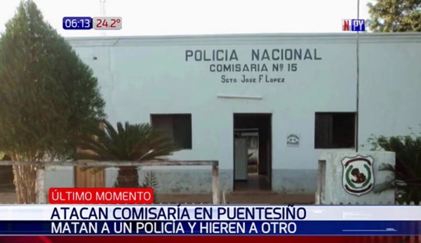 Ataque a comisaría deja un policía muerto y otro herido