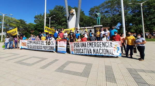 Docentes se movilizarán en rechazo a las clases presenciales - Noticiero Paraguay