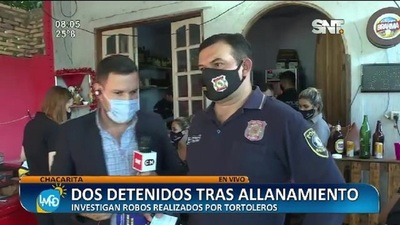 Chacarita: Dos detenidos tras allanamiento - SNT