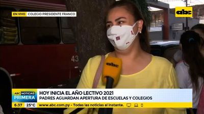Colegio Pdte. Franco recibe a los primeros alumnos - ABC Noticias - ABC Color
